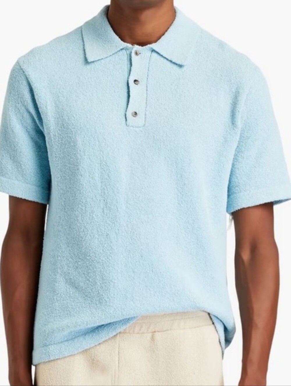 Nanushka Mens Knit Wear Polo Shirt